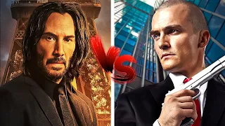 John Wick VS Hitman Agent 47｜Battle Arena｜Who Wins This Death Battle??? All Powers Explained