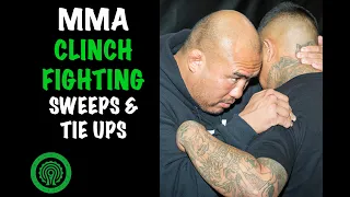 MMA Drills - Clinch Fighting Sweeps and Tie Ups with Ryan Diaz