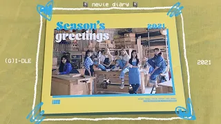 (g)i-dle 2021 season’s greetings unboxing