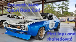 Ford Capri Cosworth GAA Trans Am Car  back on track! New Cosworth 3400 Motor, INCREDIBLE sounds!