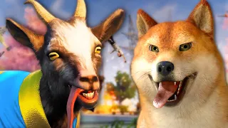 VIREI UMA CABRA MALUCA POR 24 HORAS! (Goat Simulator 3)