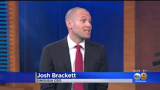 Josh Brackett - Veteran and CEO of Sinousia on KCAL9 News at Noon