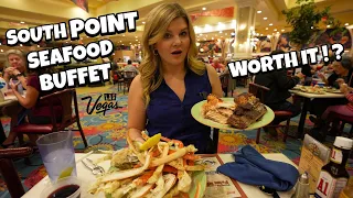 I Tried South Point's $46 All You Can Eat Seafood Buffet in Las Vegas!