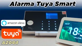 Alarma WiFi + GSM muy completa AZ044 compatible con APP Smart Life y Tuya Smart server. Amazon Alexa