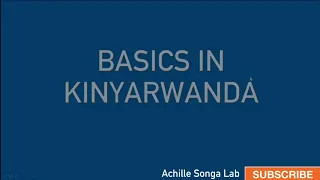 Greetings, Welcome and Important conversations + Vocabularies in Kinyarwanda (Lesson 2)