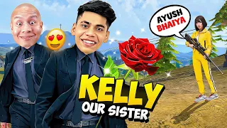 Making Kelly Ayush Bhai Sister 😁 My Last Gameplay For Heroic Rank 😱 Tonde Gamer - Free Fire Max