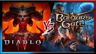 Baldurs Gate Vs Diablo 4 : Comparing these Two Different Games As a Diablo Content Creator