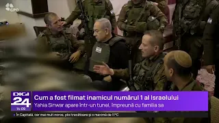 Armata israeliană a difuzat o înregistare în care susține că apare liderul Hamas din Gaza