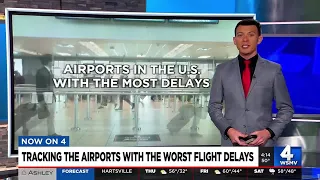 Tracking the airports with the worse flight delays