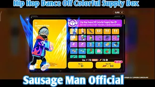 Hip Hop Dance Off Colorful Supply Box Opening - Sausage Man Official