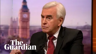 John McDonnell apologises 'for the suffering we have inflicted' on Jewish community