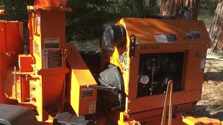 How to start and service a Altec DC1317 Chipper.