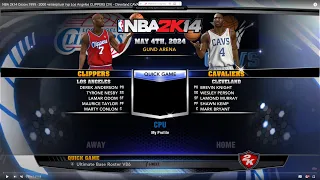 NBA 2k14 Сезон 1999 - 2000 четвертый тур  Los Angeles CLIPPERS (29) - Cleveland CAVALIERS (28)