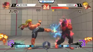 USF4 EVO 2015 (Winners Finals) Infiltration (E.RYU - ABEL vs Momochi (KEN - ELENA)