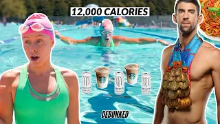 I Trained & Ate like Michael Phelps | 12,000 Calories Challenges are a LIE