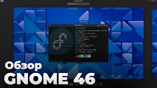 GNOME 46 (Linux) - Обзор | Новые уведомления, поиск повсюду, настройки | Fedora 40 | Ubuntu 24.04