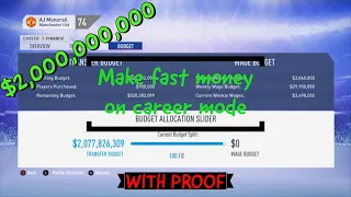 $2 BILLION Career Mode Glitch | FIFA19