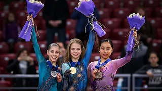 Victory Ceremony Ladies | World Junior Championships 2018