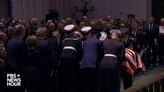 WATCH: George H.W. Bush's casket arrives at his funeral in Texas