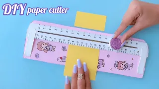 DIY ruler paper cutter / Handmade paper cutter / Diy paper cutter with  ruler