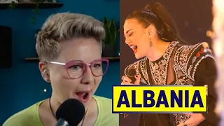 Albania -❤️ -  Eurovision 2023 Vocal Coach Analysis and Reaction