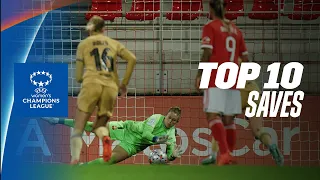 DAZN's Top 10 Saves From Matchday 5 Of The 2022-23 UEFA Women's Champions League