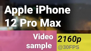 2160p @ 30fps (main camera, low-light) Apple iPhone 12 Pro Max