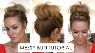 How To: Messy Bun Hair Tutorial | Shonagh Scott