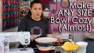 How to make a Bowl Cozy (almost) any size!!