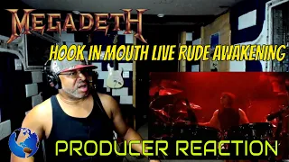 Megadeth   Hook in Mouth   Live   Rude Awakening - Producer Reaction