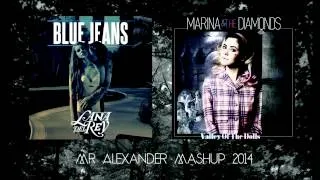 Lana Del Rey Vs. Marina And The Diamonds - Valle Of The Blue Dolls [Mr Alexander Mashup]