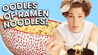 Payton Moormeier Makes Easy Ramen While Talking His Tour and More | What's Cooking? | Seventeen