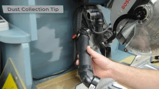 Bosch 12" Glide Saw - Things you should know & dust collection tip