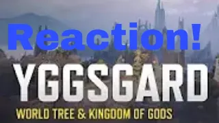 YGGSGARD - World tree and Kingdom of gods Map reveal trailer Reaction!