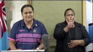 Fijian Director for NDMO holds a press conference on TC Yasa updates