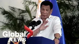 "We will declare war" Philippines' Duterte threatens Canada over garbage disposal dispute