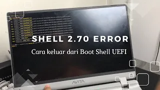 Shell UEFI 2.70 - Cara keluar dari Boot