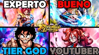 TODOS LOS YOUTUBERS Por HABILIDAD De PEOR A MEJOR De Dragon Ball Legends