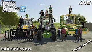 Harvesting GRASS SILAGE in UK🇬🇧 | Calmsden Farm | Farming Simulator 22 Multiplayer | Episode 15