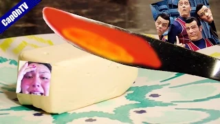 Glowing 1000 Degree KNIFE VS but it's a butter knife (ft FIX THIS RIGHT NOW SJW & We Are Number One)