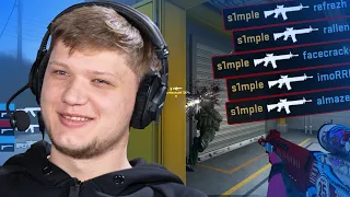 СИМПЛ развалил всех с SG556 на FPL (CS:GO)