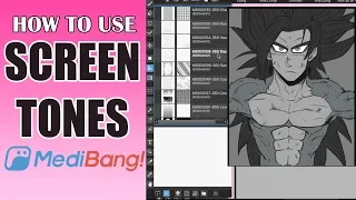 HOW TO USE SCREENTONES | Medibang Tutorial