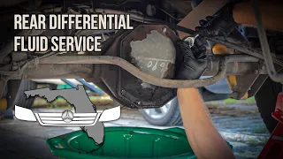 Rear Differential Fluid Service on a T1N Sprinter! (2500)