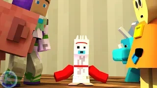 Toy Story 4 Forky Meets Knifey Minecraft Animation