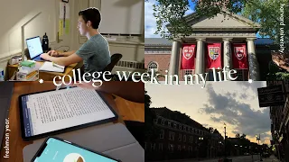 college week in my life @ harvard! start of classes, friends, & building a routine