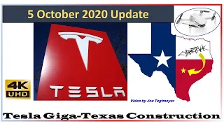 Tesla Gigafactory Texas 5 October 2020 Construction Update (09:30 AM)