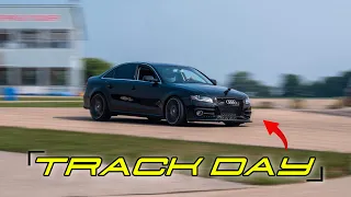 My First Track Day With My Built B8 A4! (So Many Turbo Noises!)