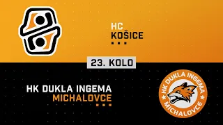 23.kolo HC Košice - HK Dukla INGEMA Michalovce HIGHLIGHTS