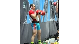 World championship WAKSC kettlebell sport Ivan Denisov long cycle 32 kg 98 reps in 10 minutes