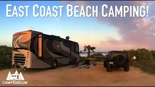 East Coast Beach Camping - RV & tent camping on or near the beach